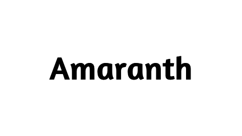 Amaranth。