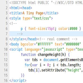 HTML。